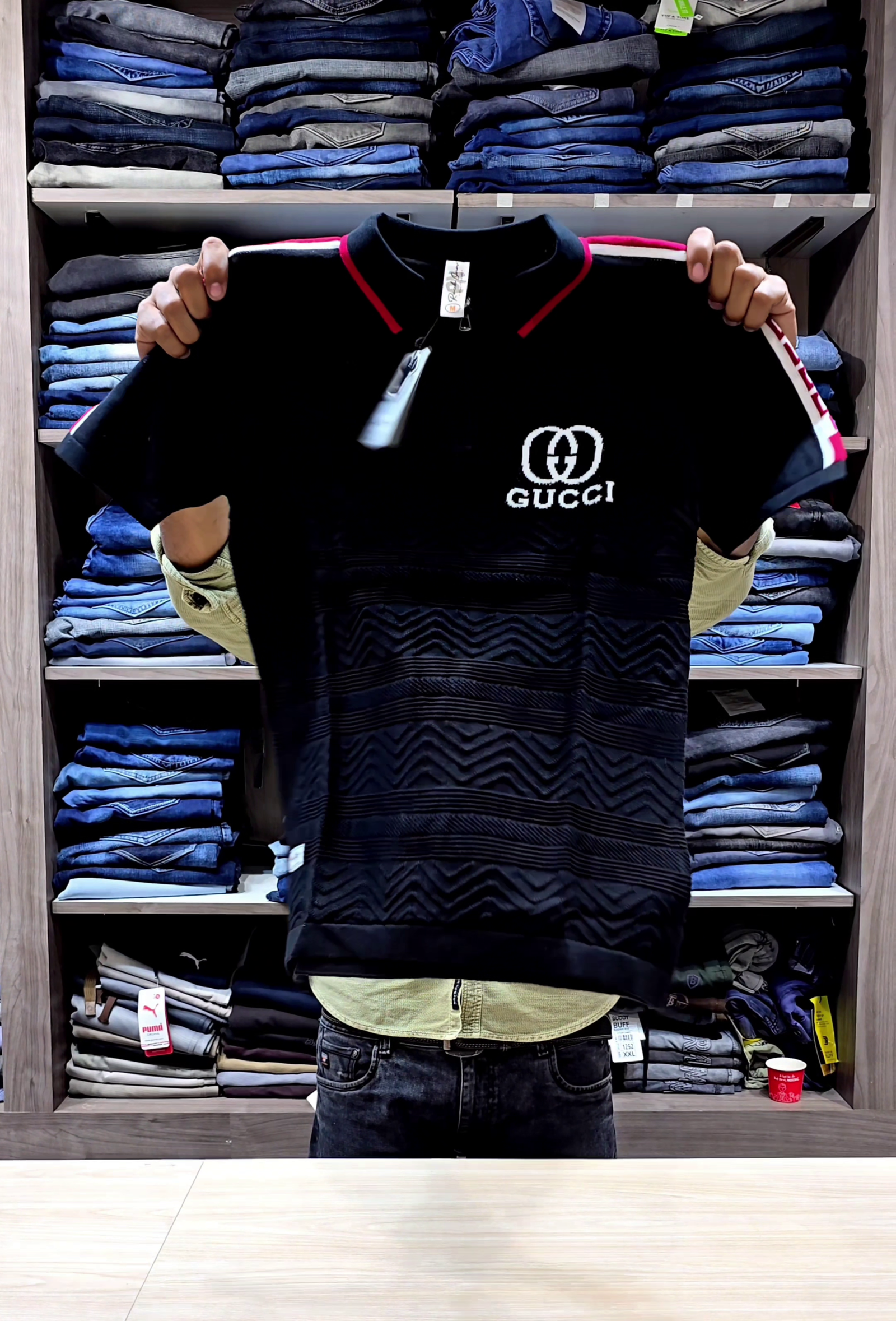 Black Regular Fit Round Neck Men's Sweatshirt by Being Human Clothing