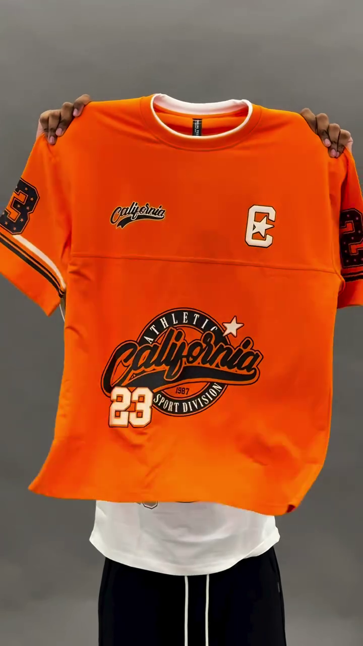 Orange Oversized T-shirt